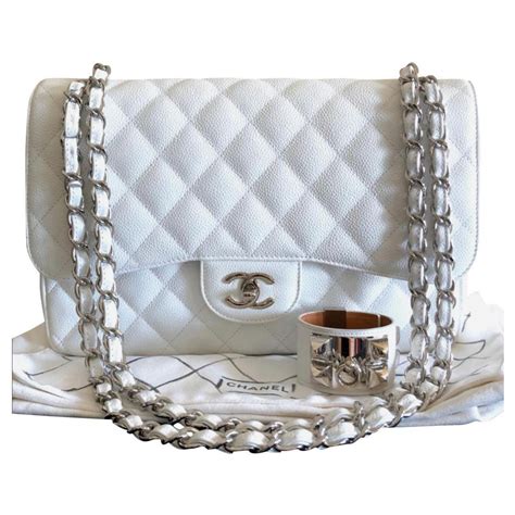 chanel handbag white